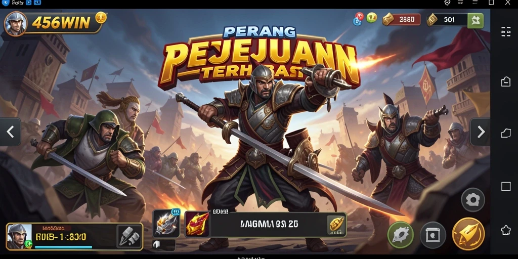 Tampilan seru dari gameplay 456WIN yang penuh aksi.