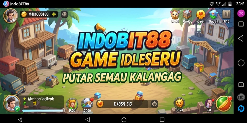 Tampilan gameplay INDOBIT88 yang menarik dan interaktif.