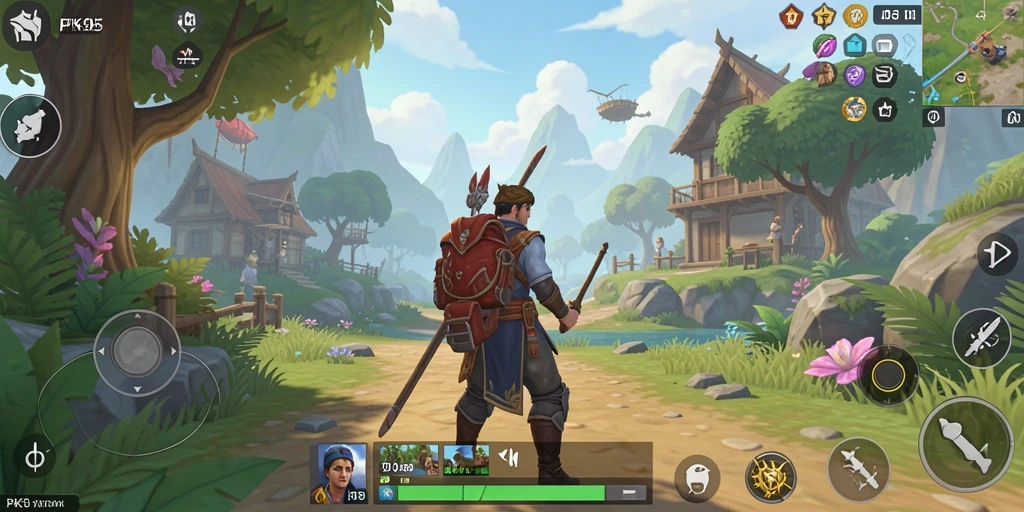 Gameplay seru di dunia terbuka PK95 dengan grafis menakjubkan.