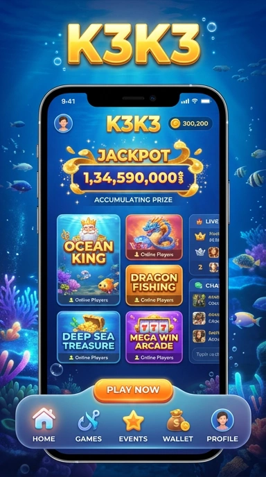 Menu kategori aplikasi k3k3 yang beragam dan terstruktur.